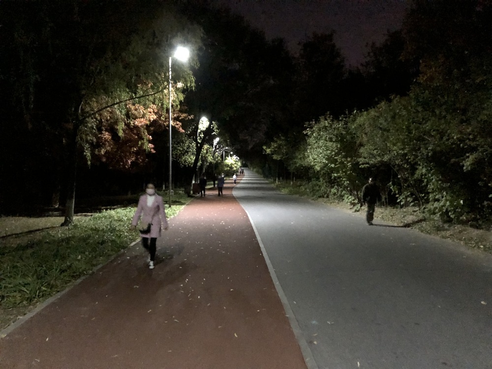 北京オリンピック公園鳥の巣からのオリンピック森林公園ランの写真9