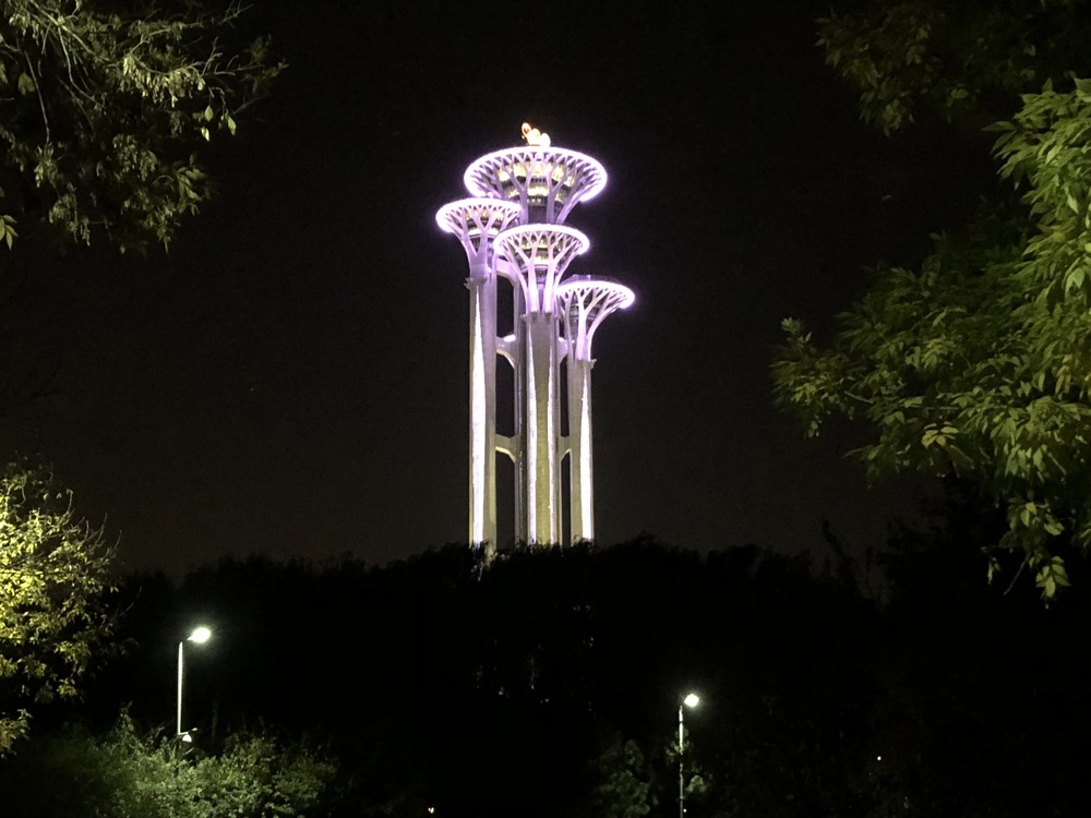 北京オリンピック公園鳥の巣からのオリンピック森林公園ランの写真10