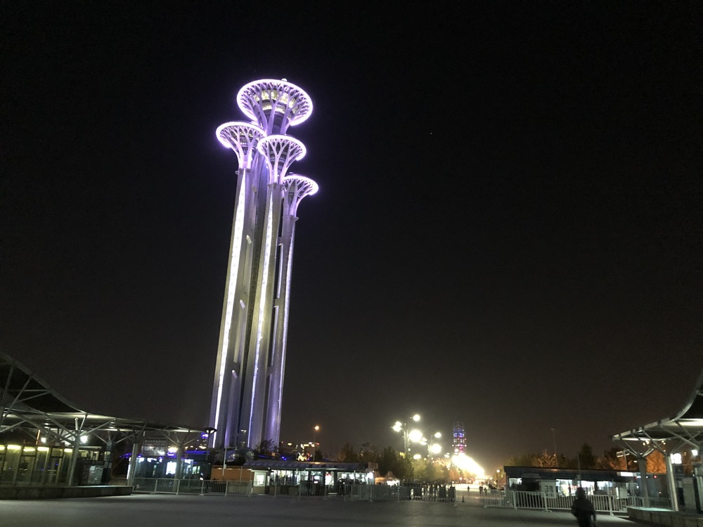 北京オリンピック公園鳥の巣からのオリンピック森林公園ランの写真11