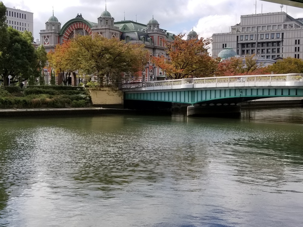 Osaka alongside the river. 水の都・大阪都心部の水辺 の写真3