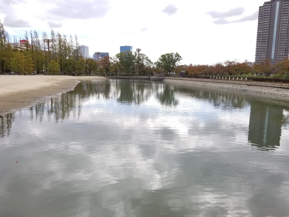 Osaka alongside the river. 水の都・大阪都心部の水辺 の写真7