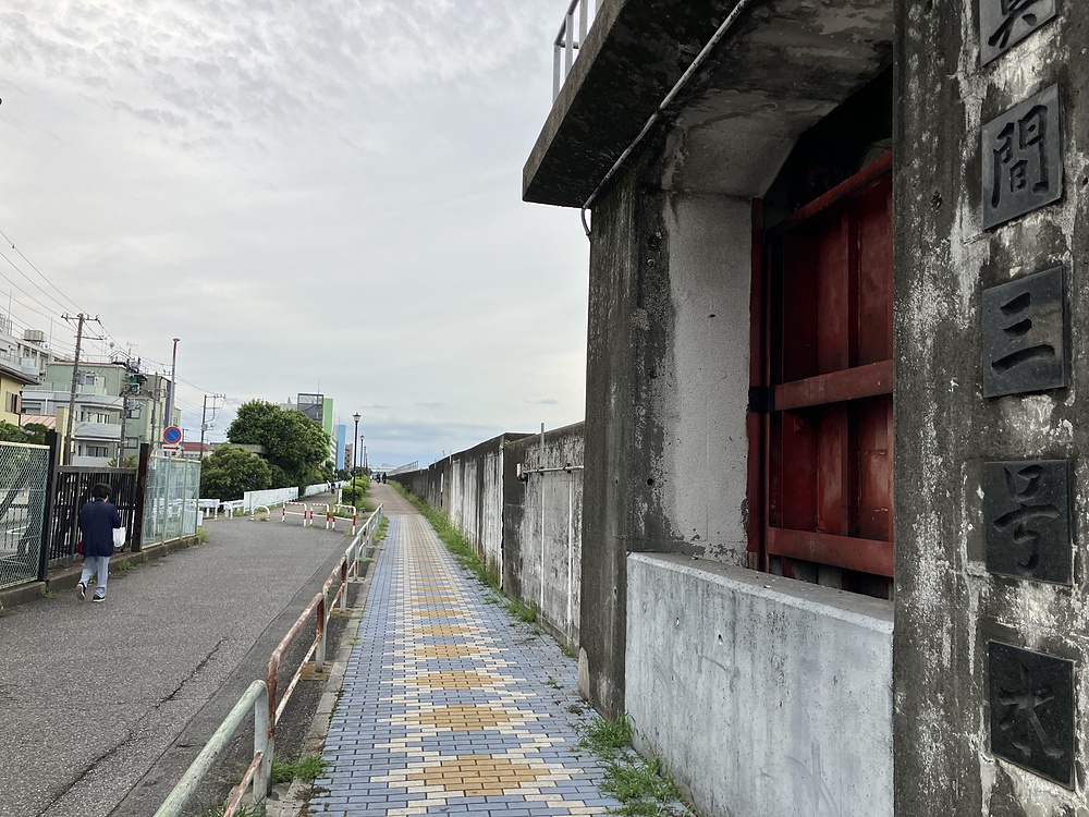 妙典駅から江戸川新川を通って乙女湯温泉への写真11