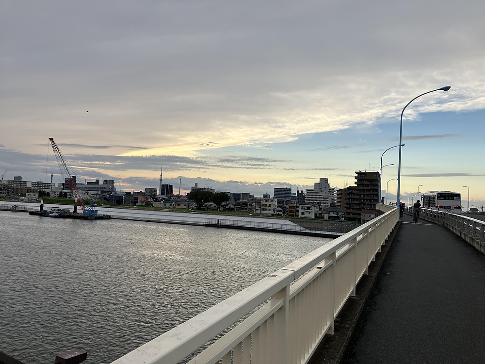 妙典駅から江戸川新川を通って乙女湯温泉への写真14
