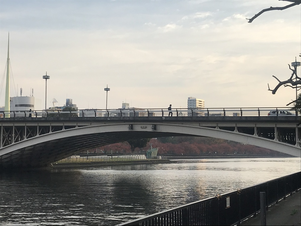 橋と運河の景観楽しむ中之島ランの写真5
