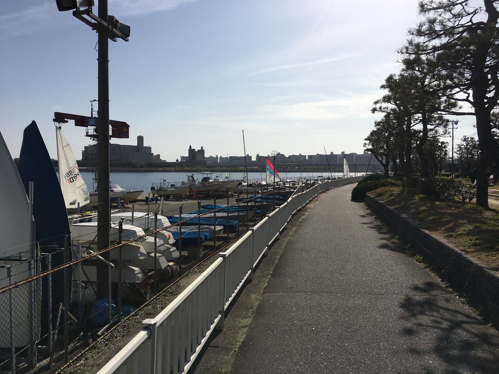芦屋中央緑道、マリンセンターから芦屋元気湯への写真5