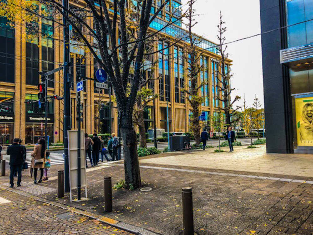 平日昼間の丸の内仲通りの写真9