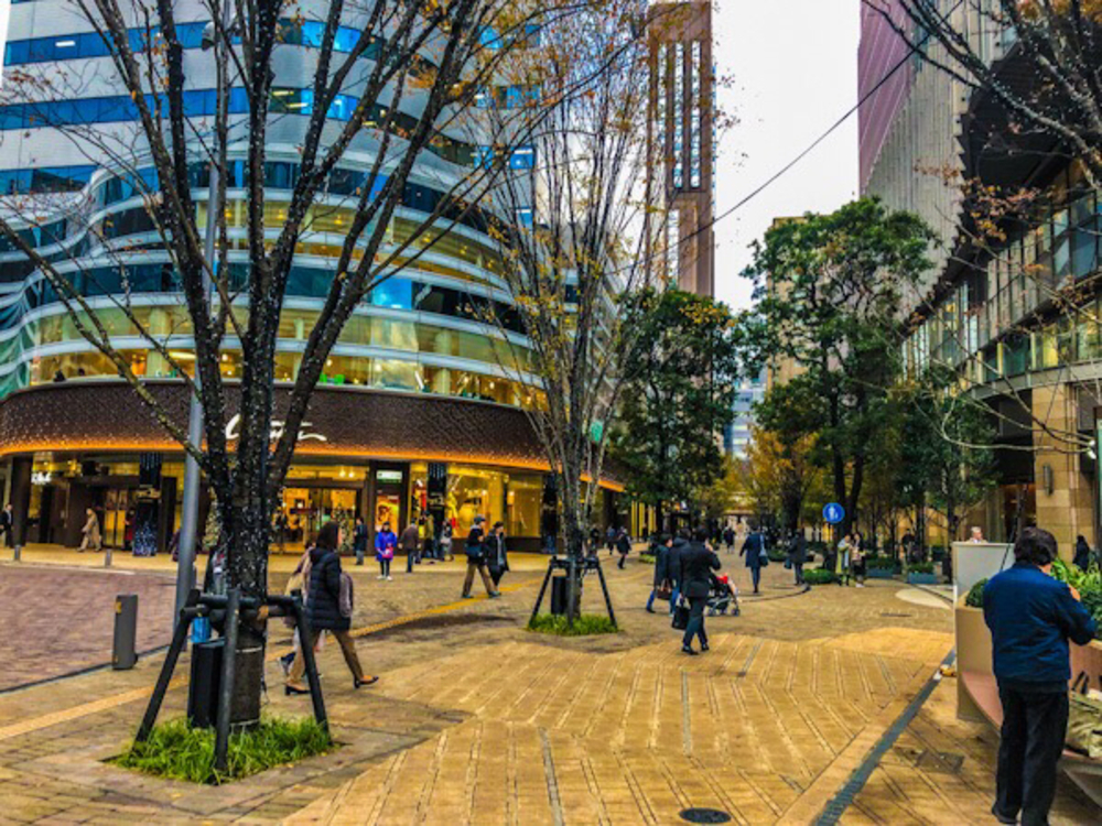 平日昼間の丸の内仲通りの写真11