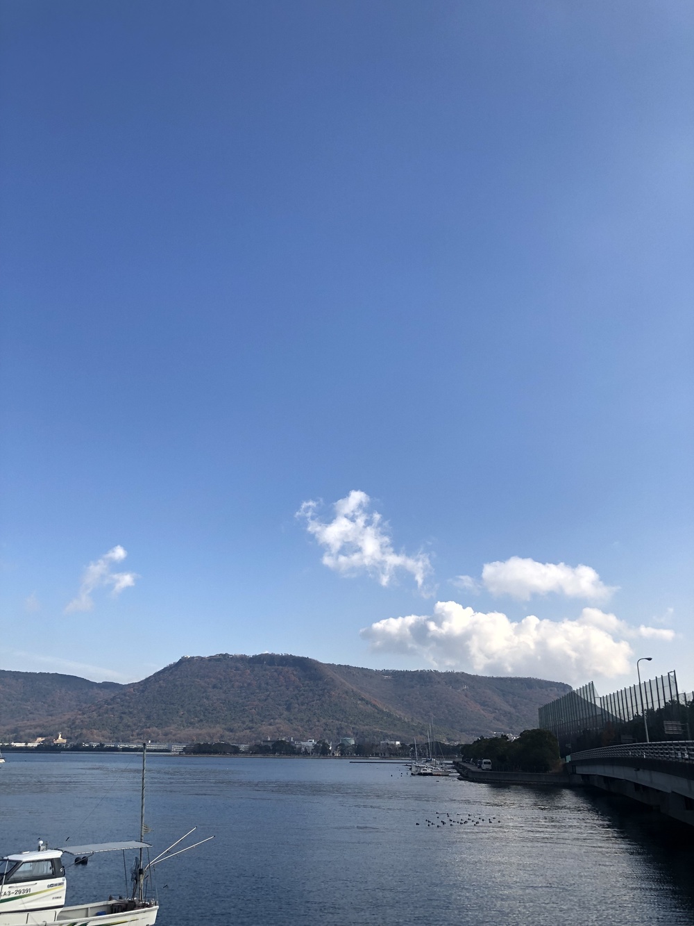 朝陽キラキラな海沿いを屋島のふもとまで。の写真3