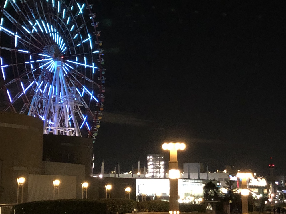 二台埠頭とお台場を巡る東京湾岸夜景の写真8