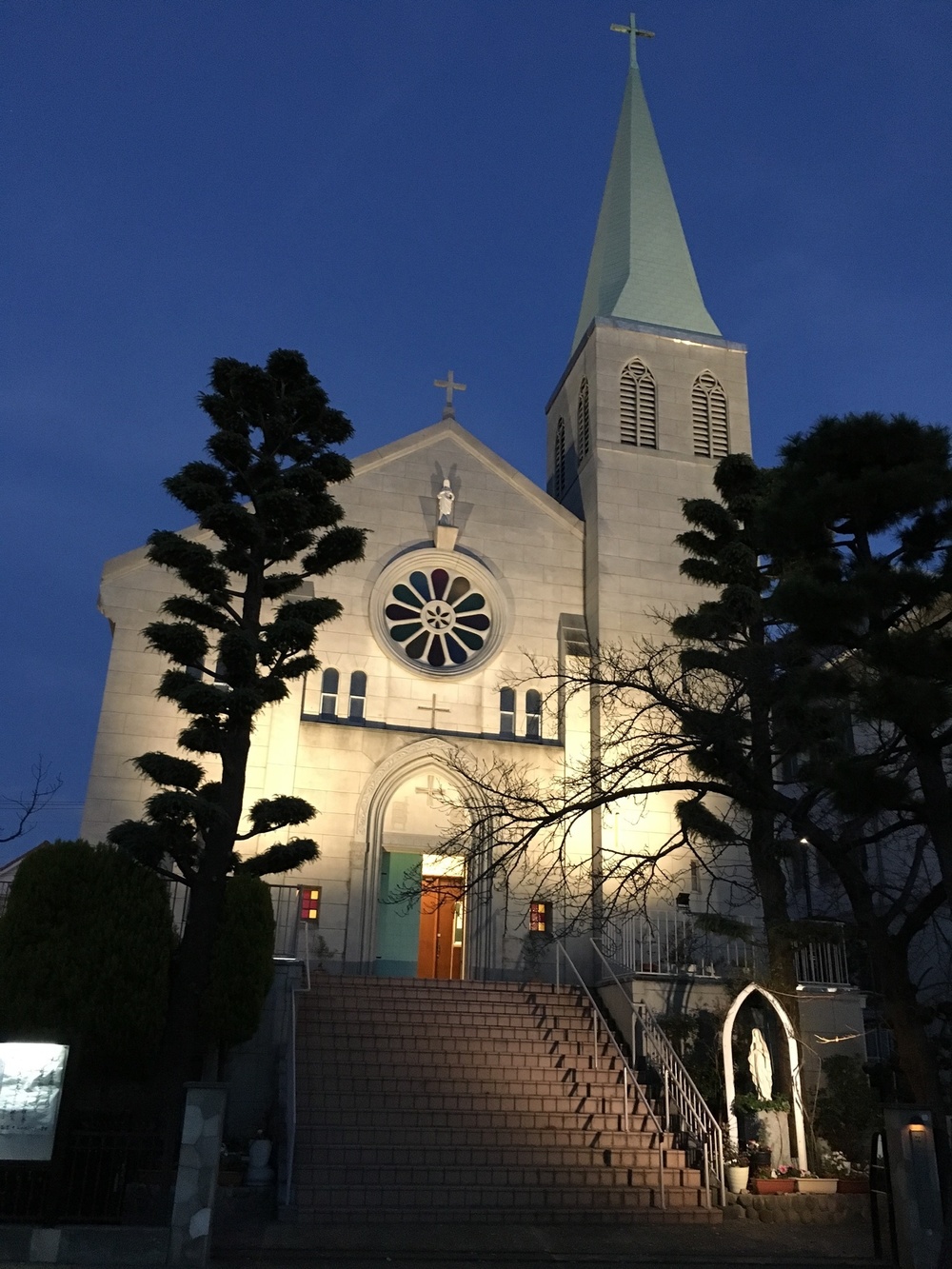 芦屋川沿いのライトアップを見ながらランの写真5