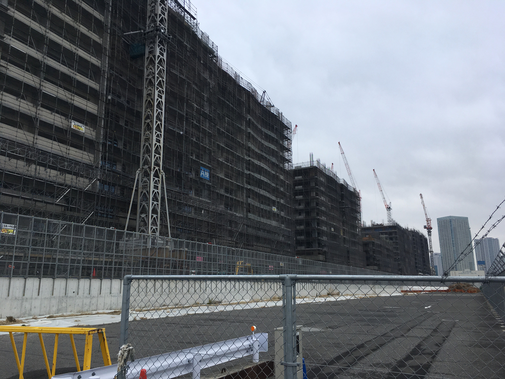 選手村が着実に出来上がってますの写真3