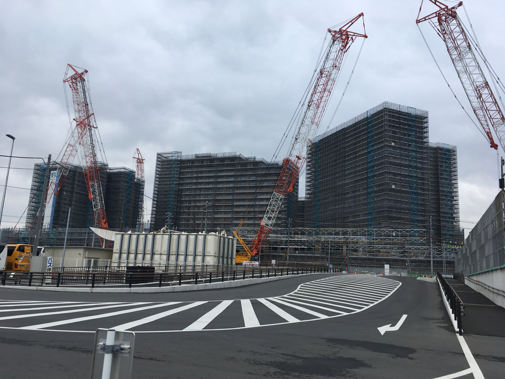 選手村が着実に出来上がってますの写真4