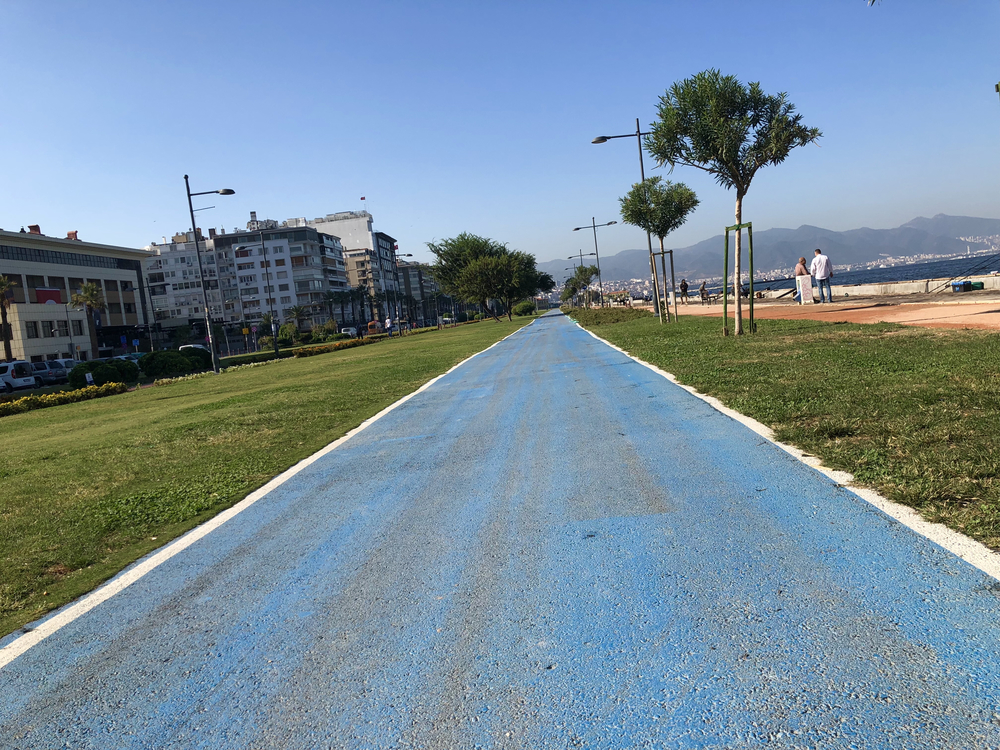 【トルコ】エーゲ海と夕焼けを背にの写真4