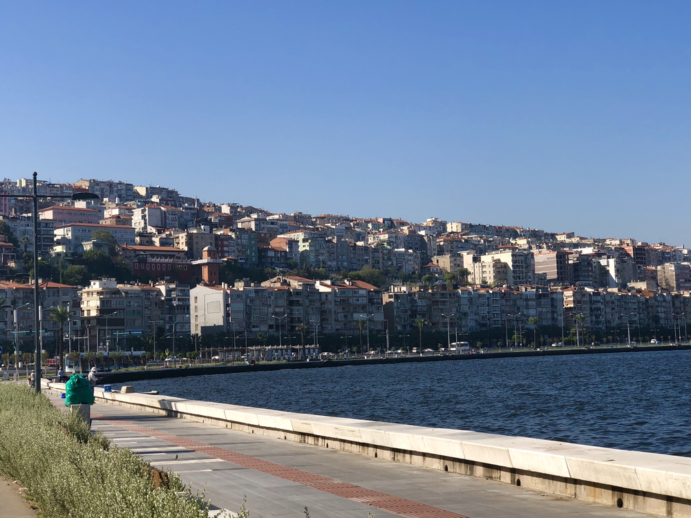 【トルコ】エーゲ海と夕焼けを背にの写真8