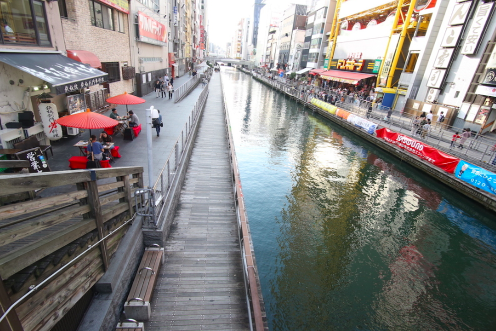 通天閣から道頓堀までの往復観光ランコースの写真4