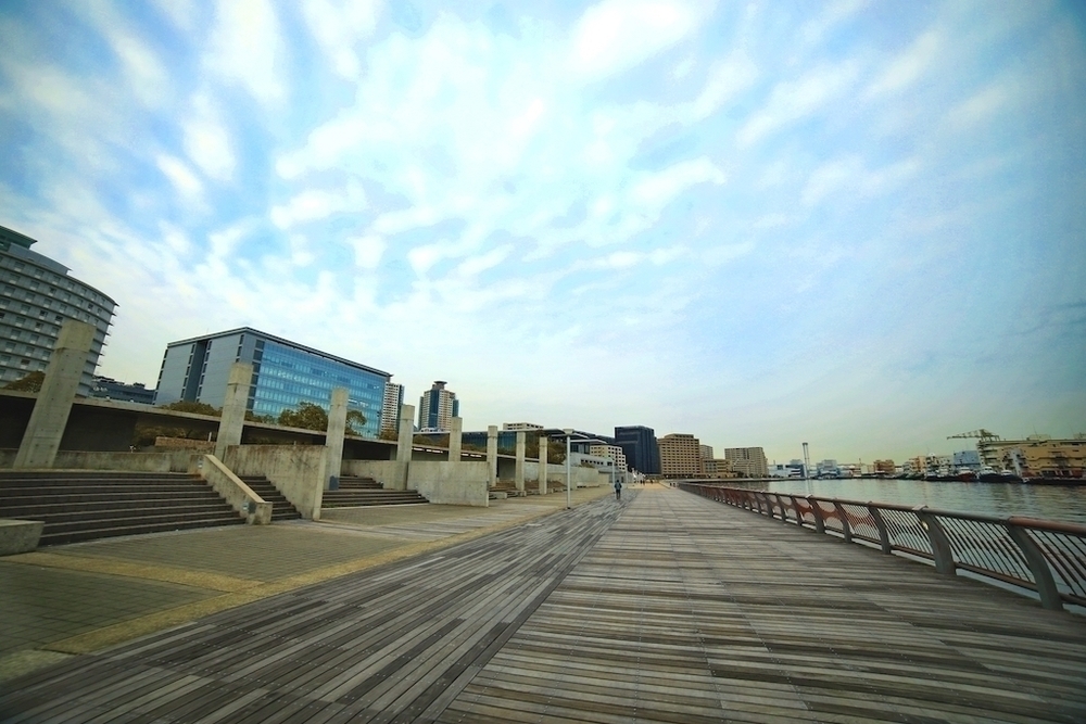 「HAT神戸」と「ポートタワー」往復コースの写真4