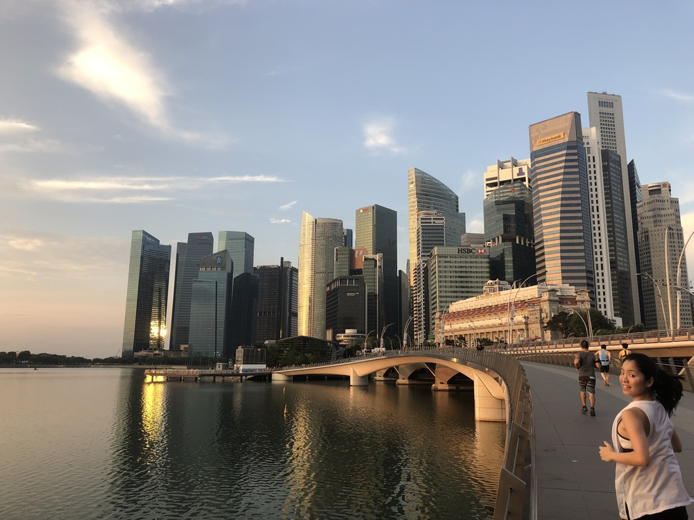 早朝シンガポールリバーラン（河口はどこかな？　笑）の写真21