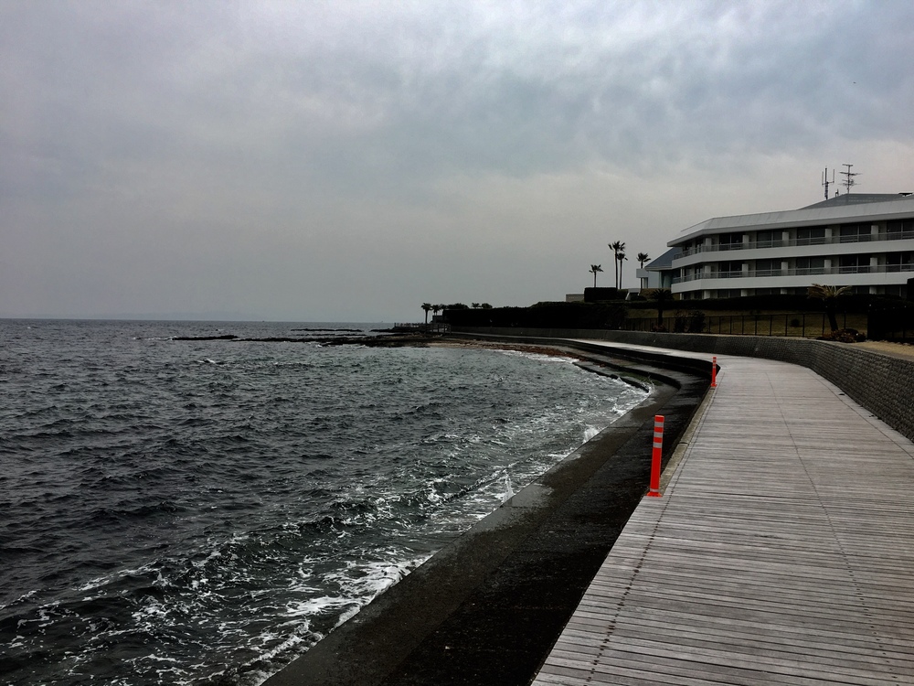 ユーミンの歌詞に出てくる観音崎の歩道橋を渡り観音崎灯台への写真8