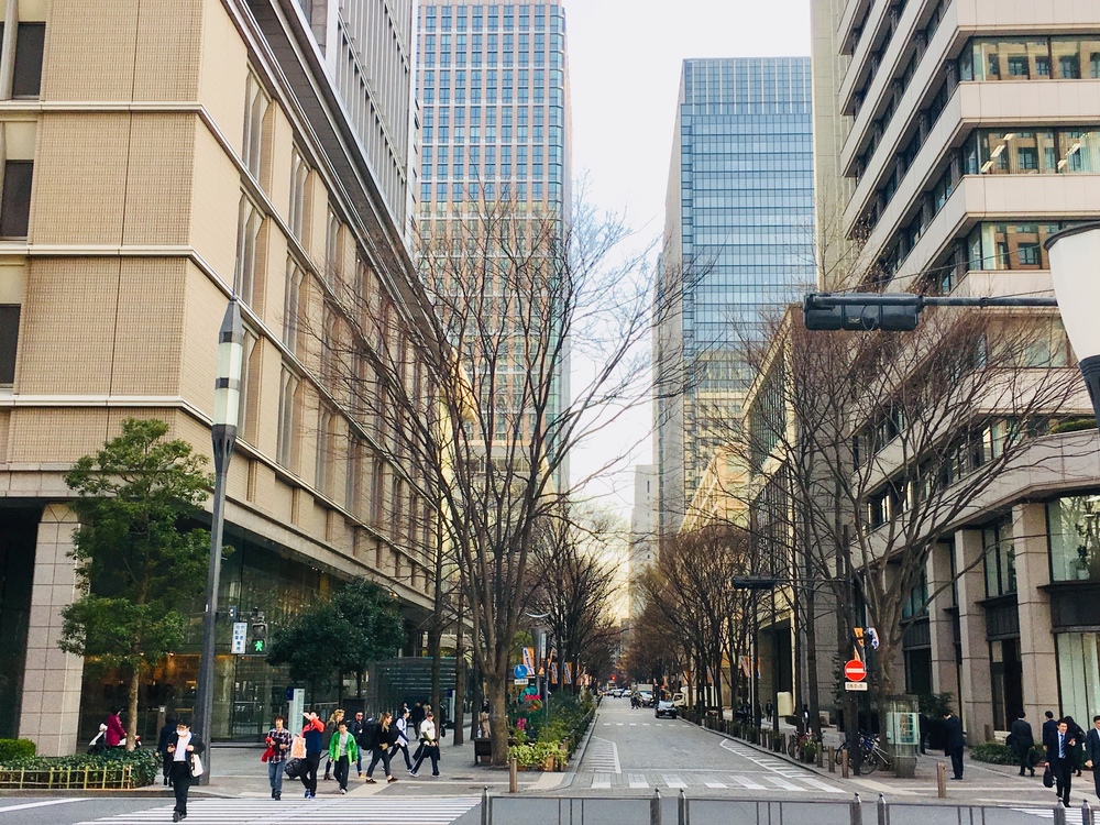 東京ミッドタウン日比谷からヨーロッパの雰囲気を感じる丸の内仲通りをランニングの写真8