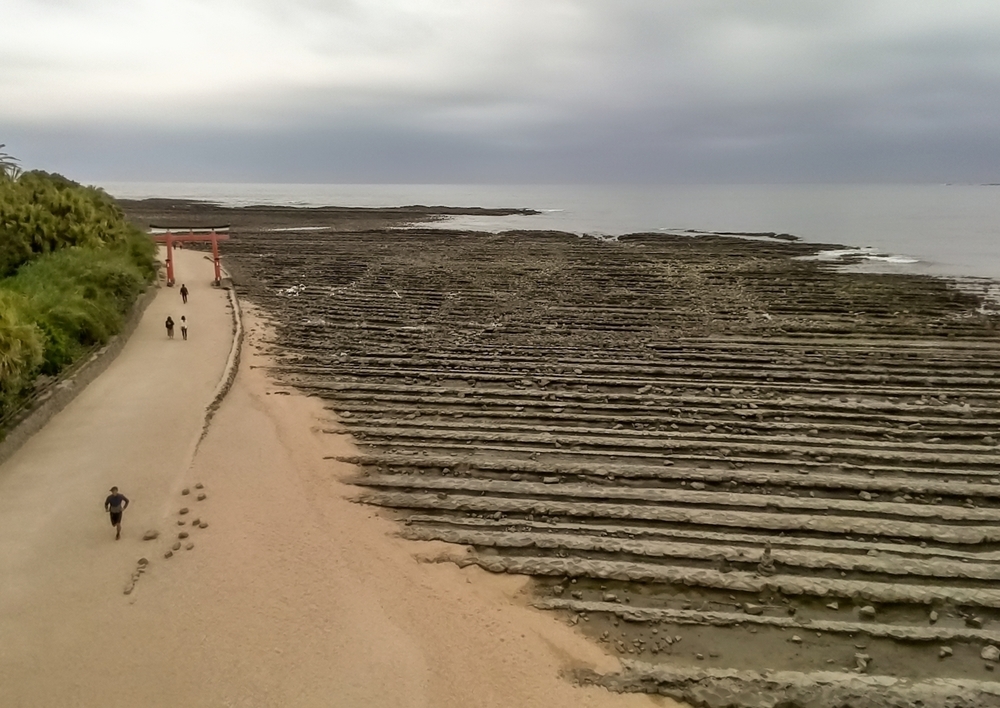 青島ビーチ＆クロカン往復10kmコースの写真5