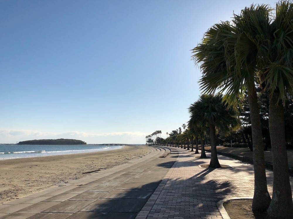 青島ビーチ＆クロカン往復10kmコースの写真7