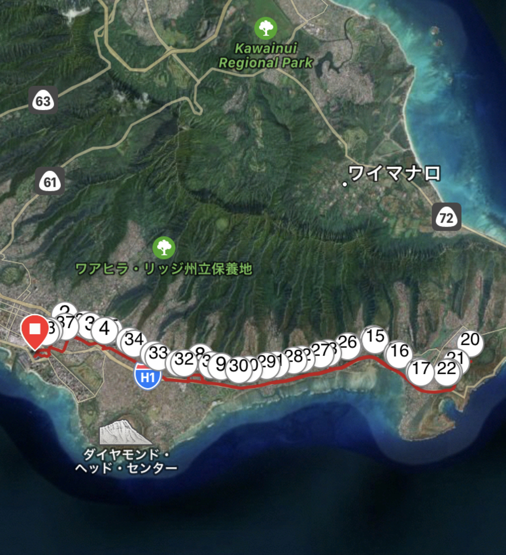 アラモアナ～ココヘッド往復ラン！の写真20