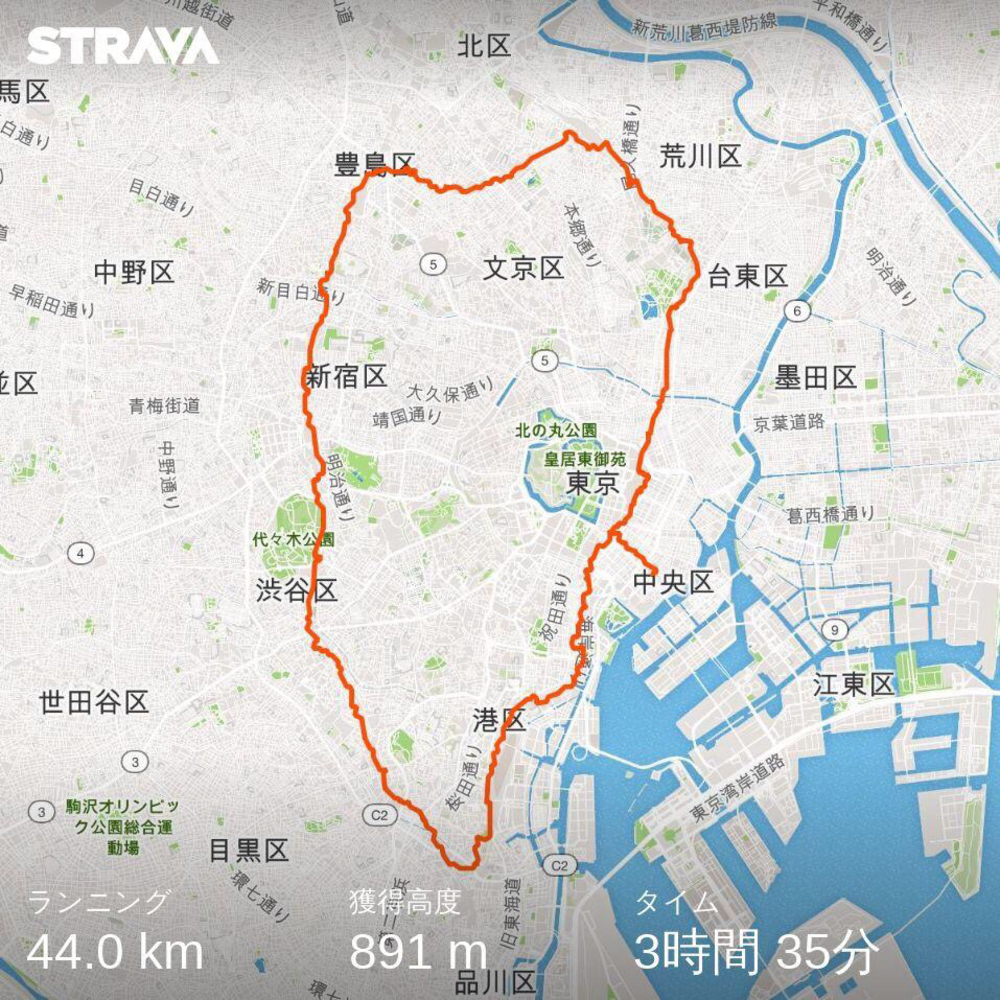 平成最終日の山手線一周ラン！Round trip YAMATESEN!の写真3