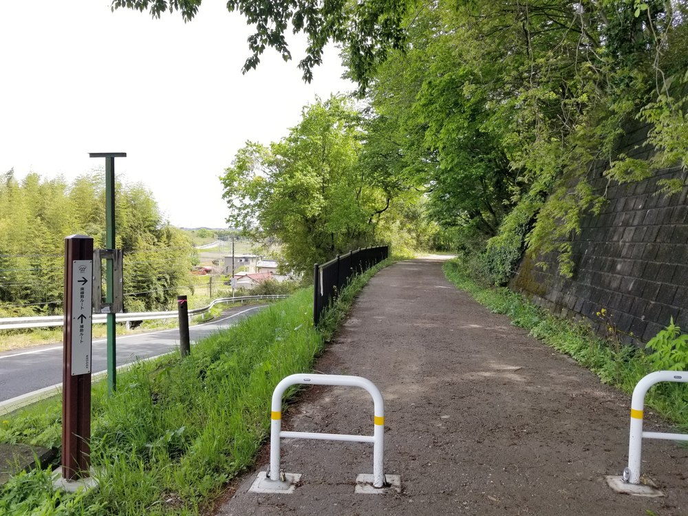 比企南丘陵(岩殿丘陵)　廃線跡を巡るクロカンコースの写真9