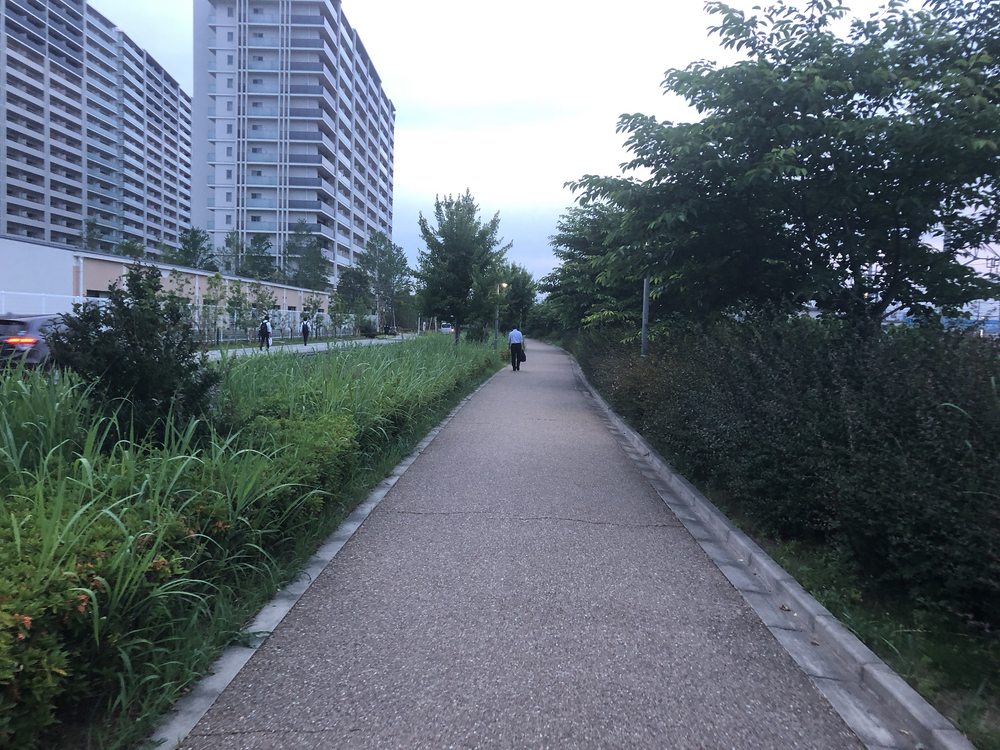 信号がなくて、新しく舗装された明るいコースの写真3