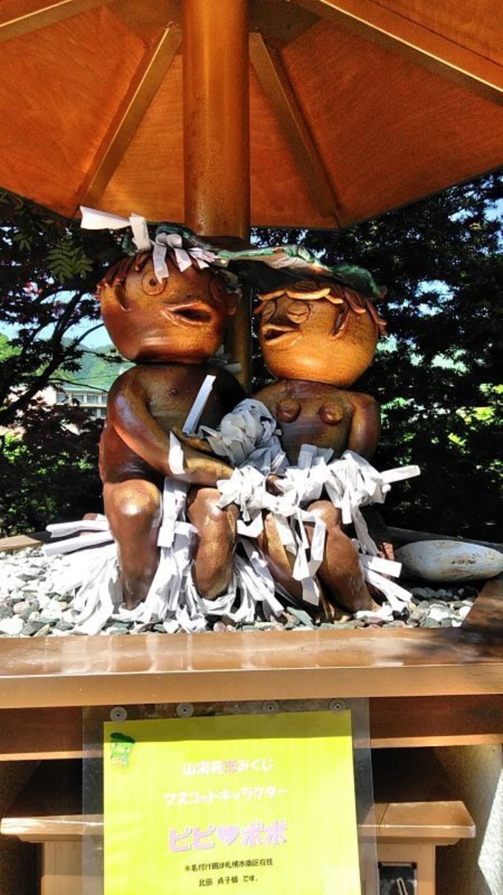 定山渓温泉でカッパ探しの写真6