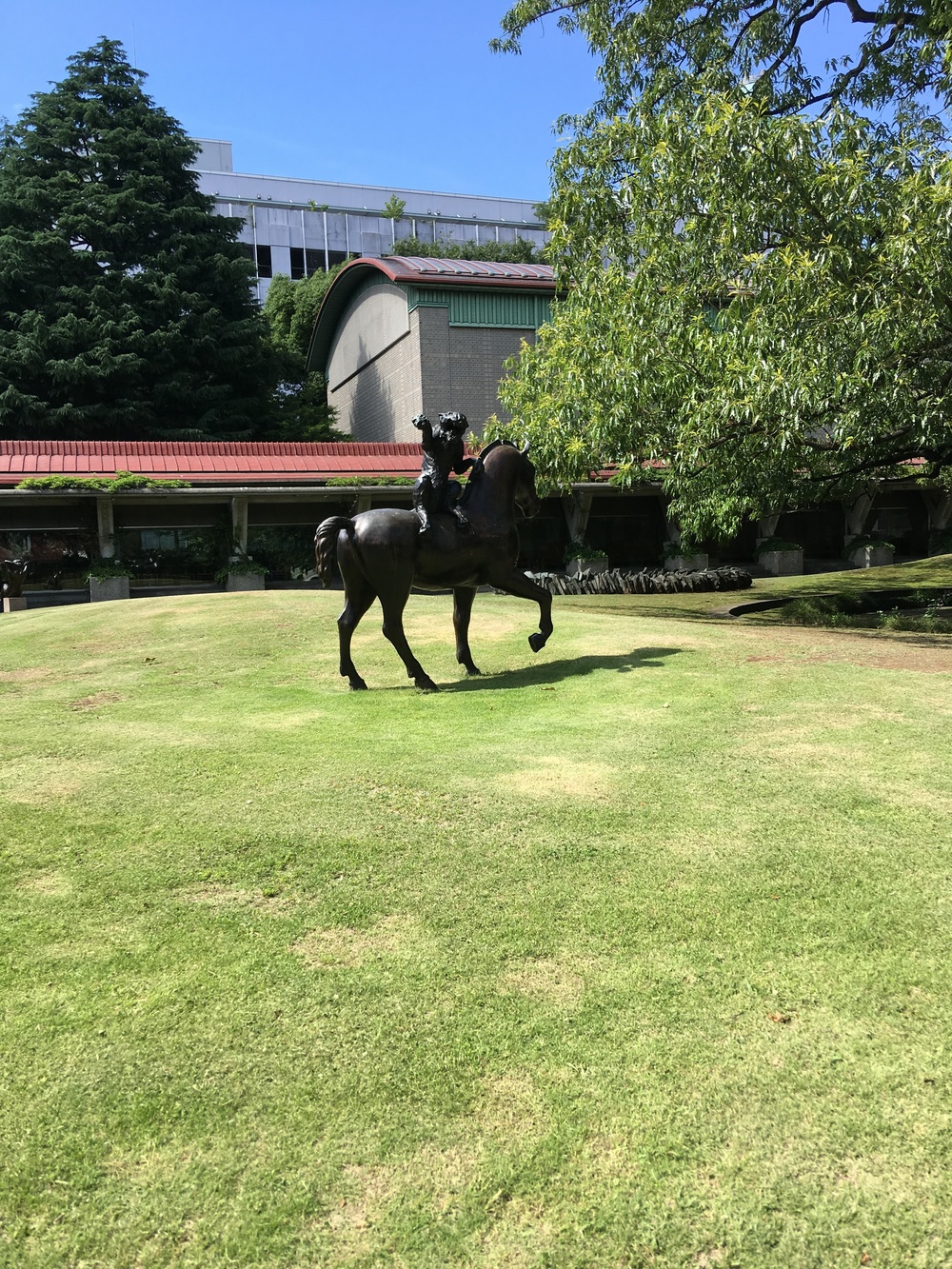 砧公園一周　木陰の道の写真3