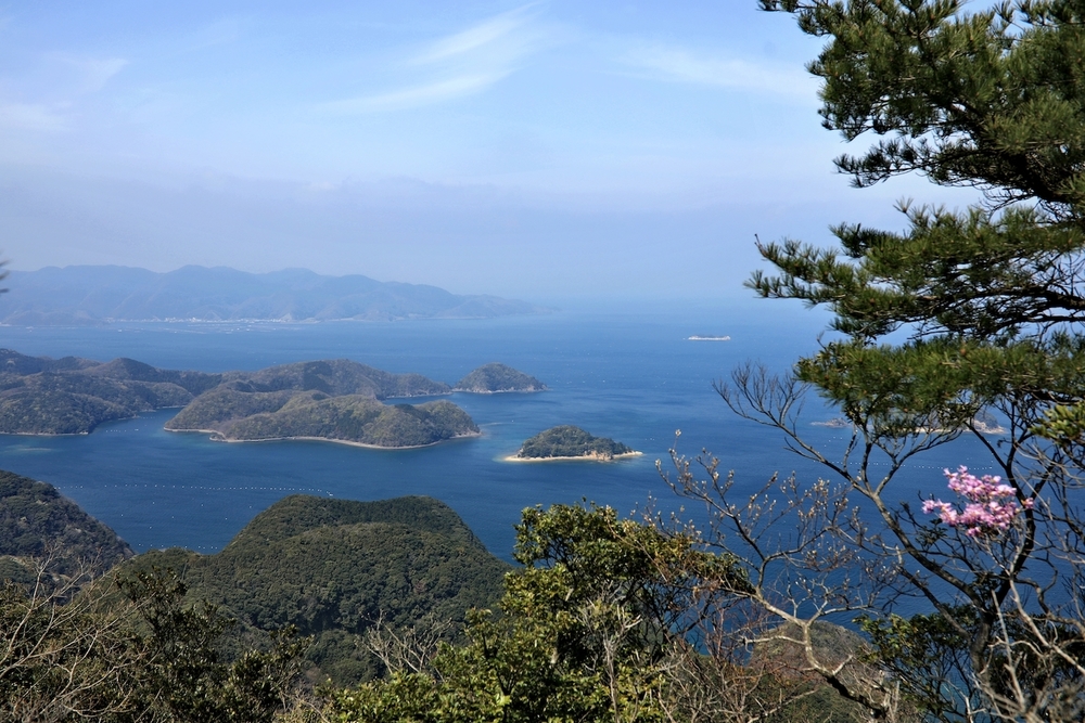 金田城跡までの往復トレイルコースの写真8