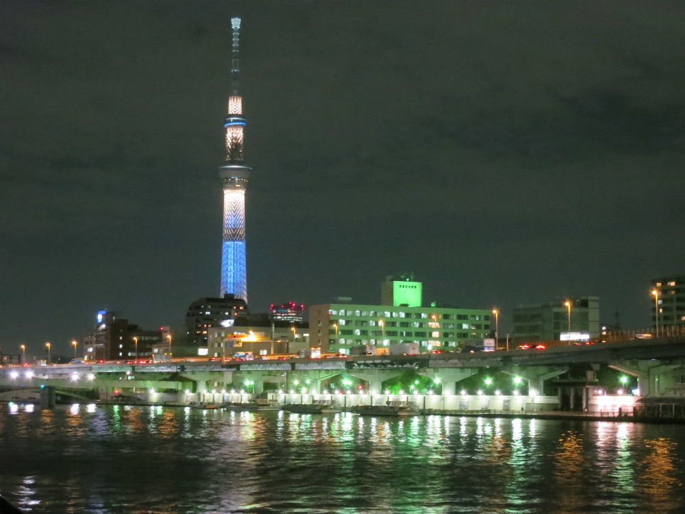 夜の隅田川の写真3