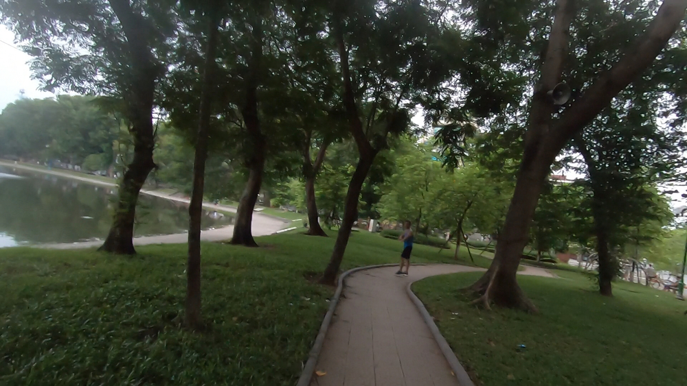 ハノイで朝ランの写真8