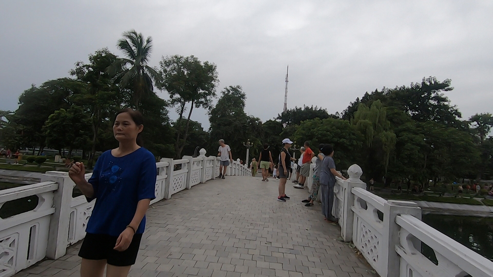 ハノイで朝ランの写真13