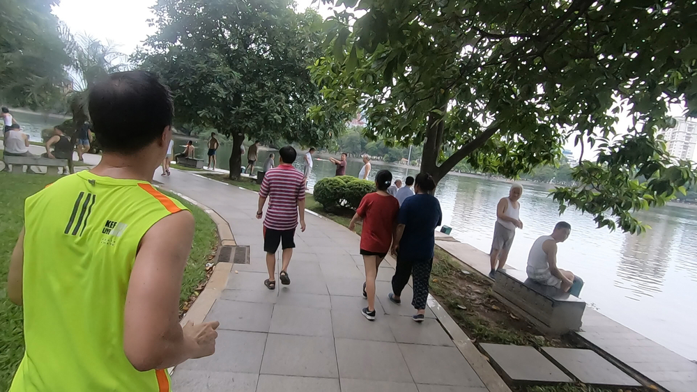 ハノイで朝ランの写真14