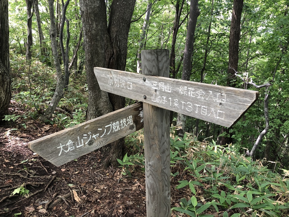 三角山〜大倉山〜奥三角山 縦走往復の写真3