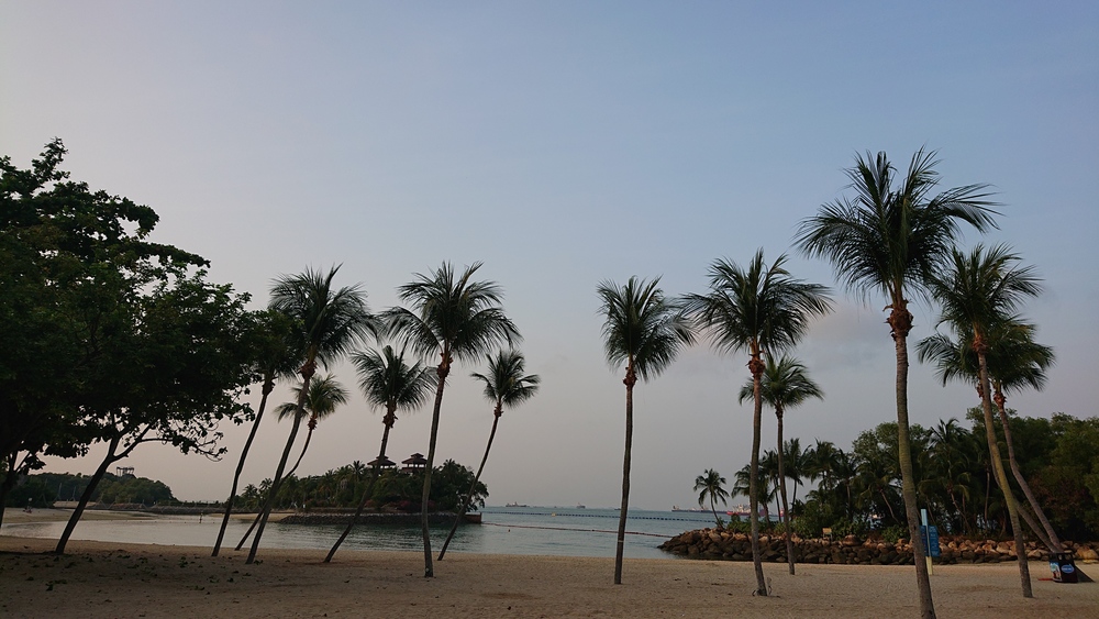セントーサ島満喫 カペラホテル～海岸～マーライオンまでの写真4