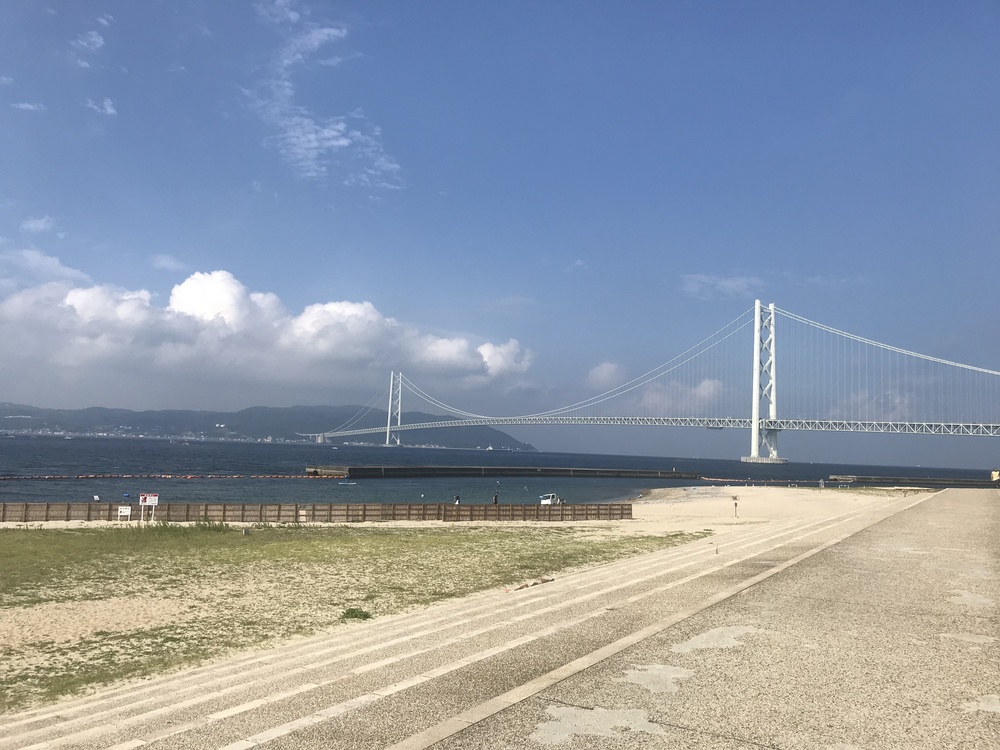 明石海峡大橋〜須磨2号線🏖ハーフ21km🏃‍♂️の写真5