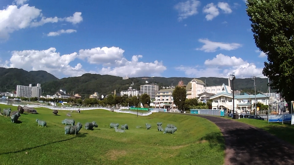 長野県諏訪市、諏訪湖北面の史跡巡り　諏訪大社下社詣り１６キロの写真3