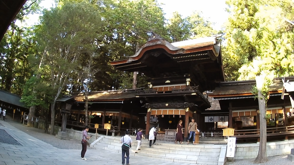 長野県諏訪市、諏訪湖北面の史跡巡り　諏訪大社下社詣り１６キロの写真10