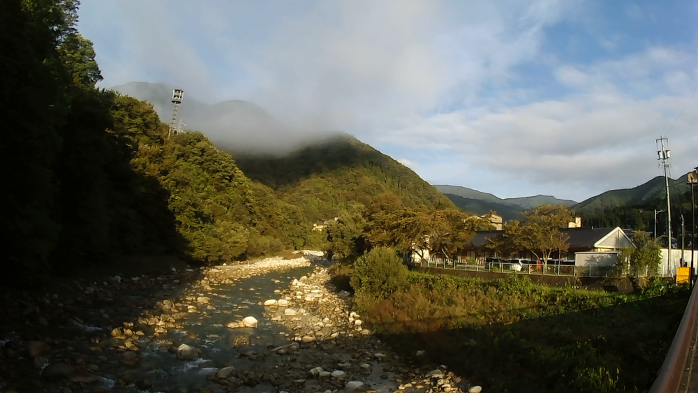 長野県、南信州昼神温泉の山里を周遊する１０キロの爽やかランニングの写真3