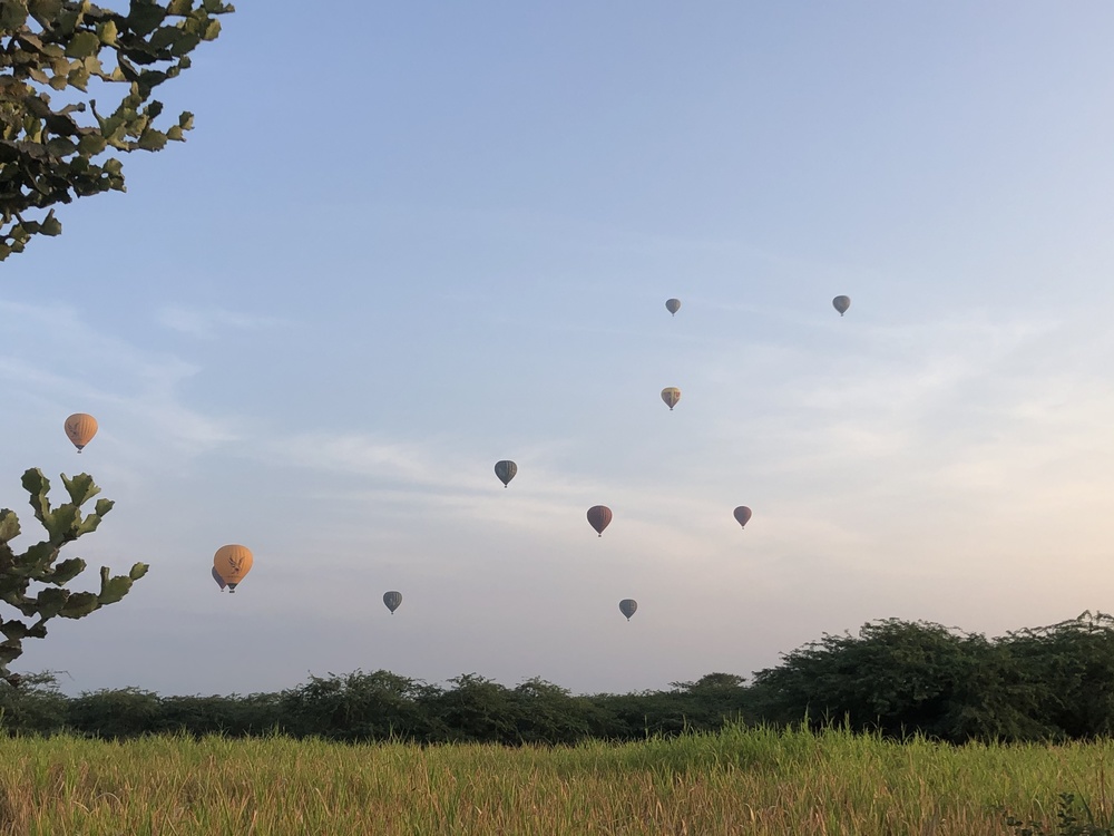 世界遺産になったバガンの早朝ランの写真12