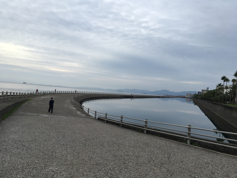 桜島を見ながら海の上の道を走る♫〜鹿児島出張ランにおすすめ〜の写真6