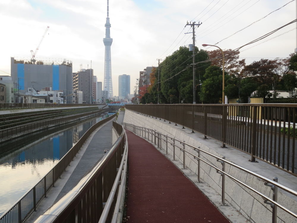 スカイツリーに向かう道（妙典→スカイツリー）の写真20