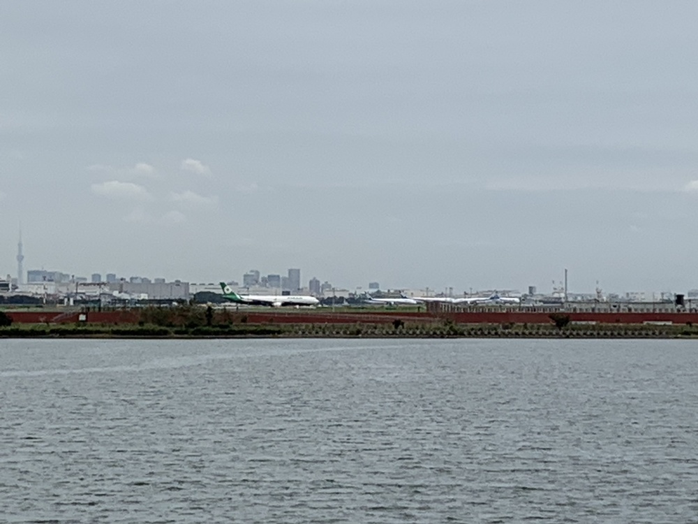 川崎駅から多摩川河口の羽田空港まで、出張朝ランの写真5