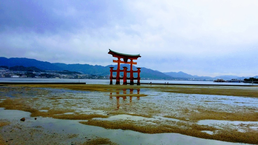 【出張朝ラン】世界遺産！宮島 厳島神社 鳥居にタッチラン の写真8