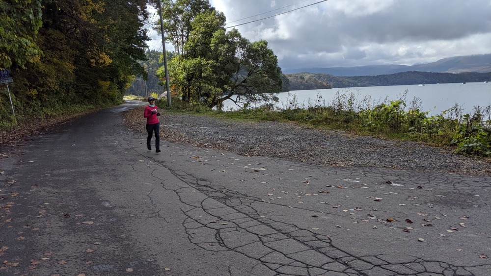 晩秋の野反湖周遊道路を走る！の写真11