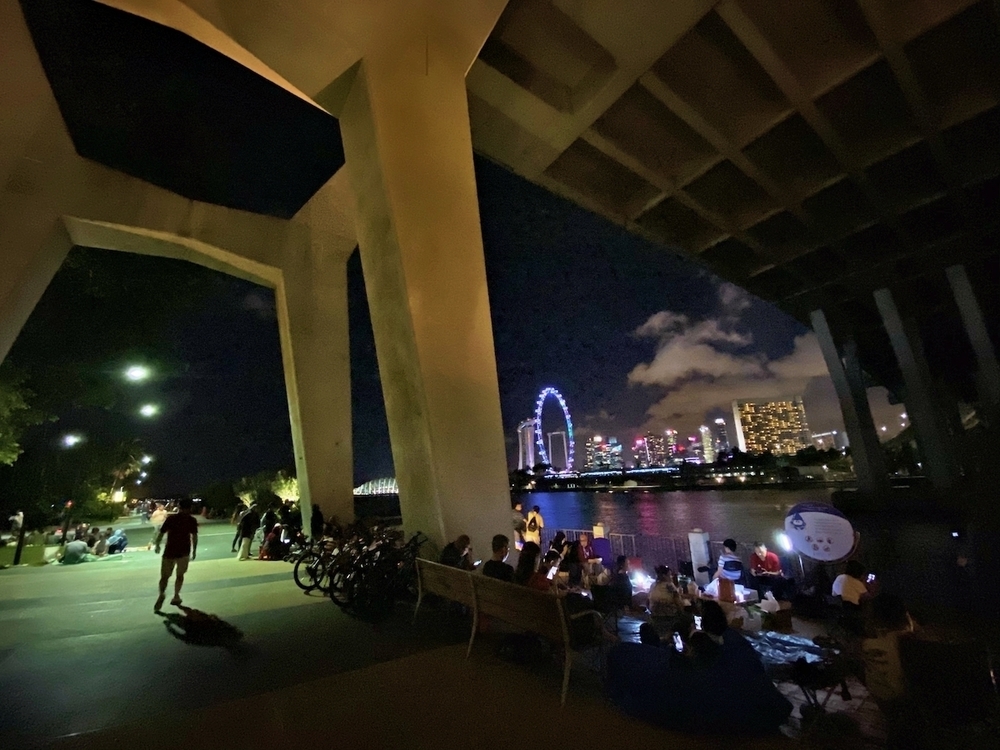 シンガポール・大晦日の花火とカウントダウンの写真4