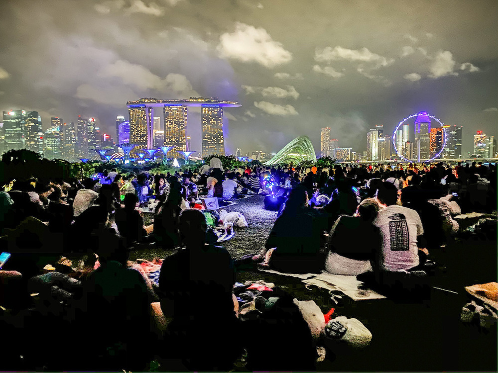 シンガポール・大晦日の花火とカウントダウンの写真7